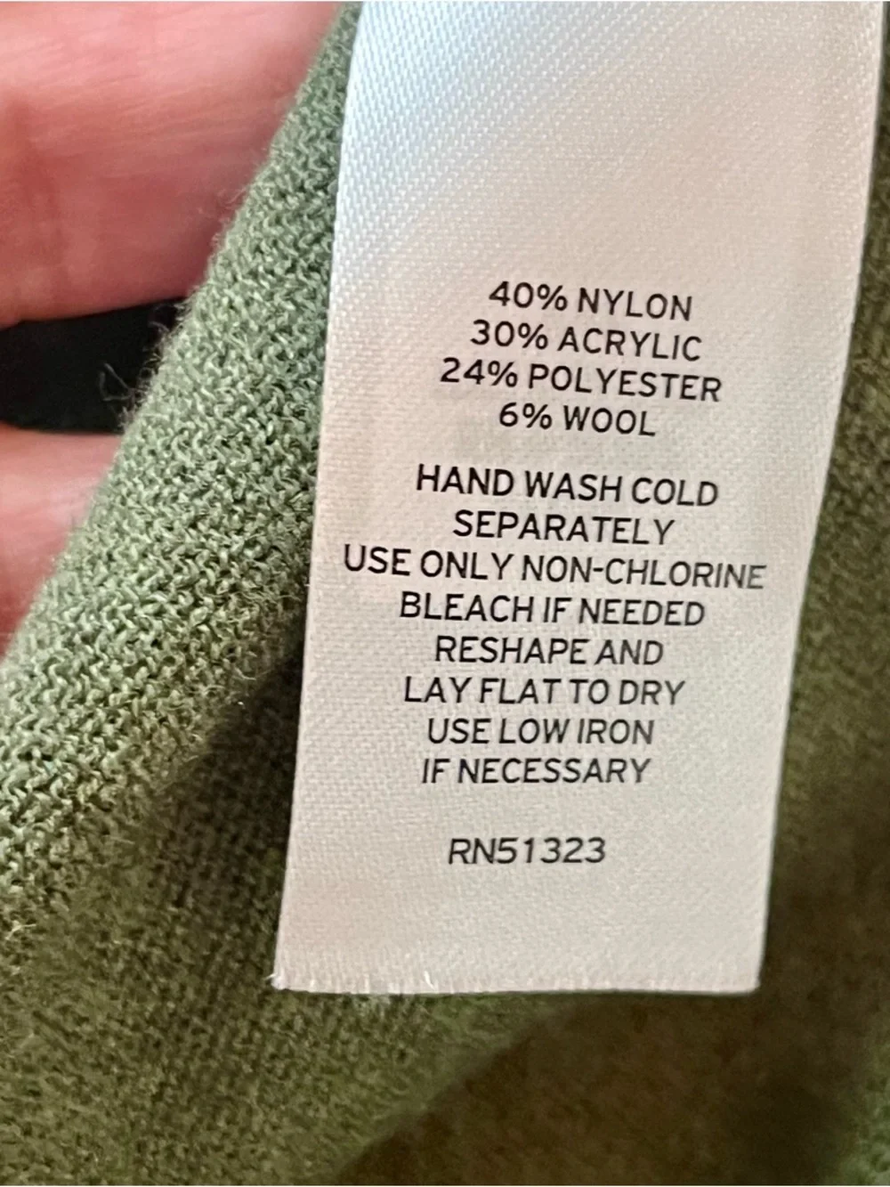 Halogen Olive Green Short Sleeve Pocket Tee - Picture 5 of 5